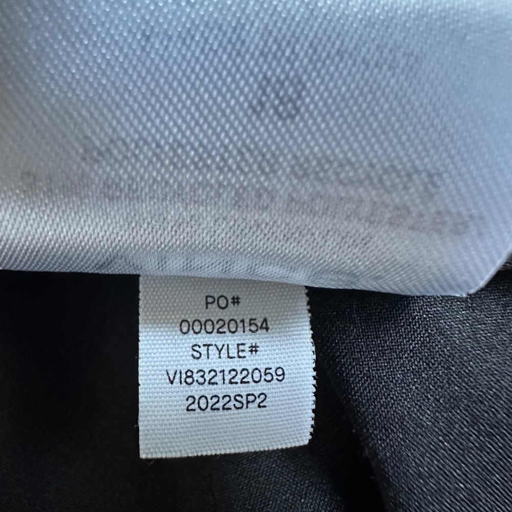 Vince Stretch Linen Crop Wide Leg Pants Black Plus Size 18 High Rise Side Zip - Picture 13 of 16